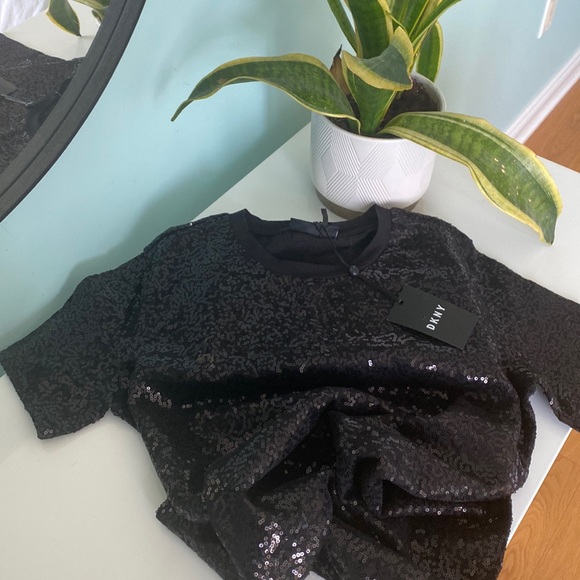 DKNY sparkling blouse 🎉 blouse - Picture 2 of 8